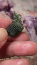 Load and play video in Gallery viewer, Moldavite 76 - 3.9 grams