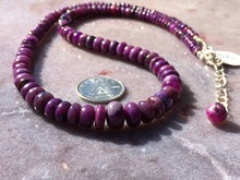 Load image into Gallery viewer, Sugilite strand necklace 5