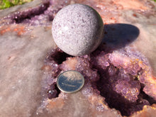 Load image into Gallery viewer, Lepidolite sphere 40mm