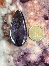 Load image into Gallery viewer, sugilite pendant drilled 2