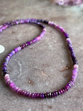 Load image into Gallery viewer, Sugilite strand necklace 10