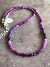 Load image into Gallery viewer, Sugilite strand necklace 10