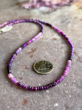 Load image into Gallery viewer, Sugilite strand necklace 10
