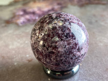 Load image into Gallery viewer, Lepidolite sphere 40mm 4