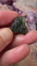Load and play video in Gallery viewer, Moldavite 69 - 3.7 grams