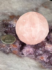 Rose quartz moon