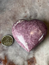 Load image into Gallery viewer, Lepidolite heart 2
