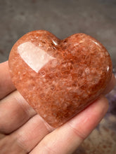 Load image into Gallery viewer, Raspberry quartz heart
