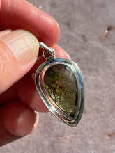 Load image into Gallery viewer, Moldavite pendant 5 (faceted)
