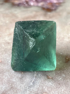 Fluorite Octahedron 3