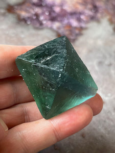 Fluorite Octahedron 3
