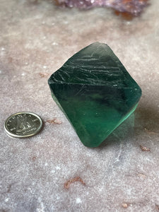Fluorite Octahedron 4