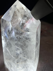 Rose gold tyndall quartz 7