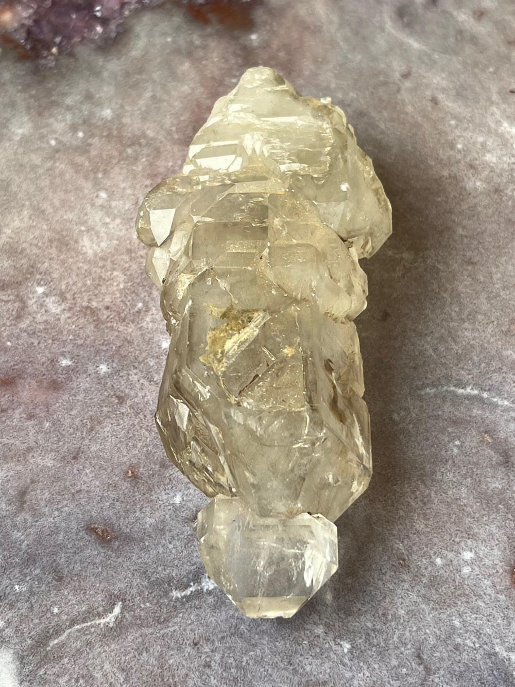 Smokey elestial quartz