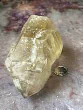 Load image into Gallery viewer, Smokey elestial with Citrine core
