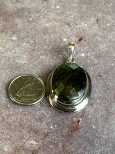 Load image into Gallery viewer, Moldavite faceted pendant 3
