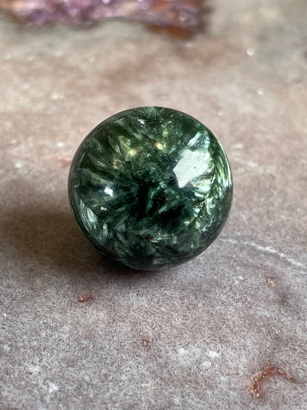 Seraphinite sphere