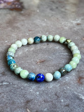 Load image into Gallery viewer, afghanite hackmanite bracelet
