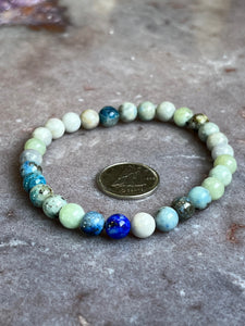 afghanite hackmanite bracelet