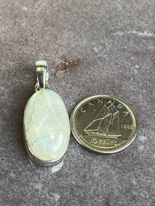 Rainbow moonstone pendant