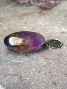 Ametrine palmstone