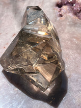 Load image into Gallery viewer, Lemurian smokey timeline portal with rutile 17 T17
