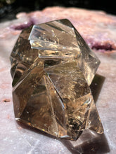 Load image into Gallery viewer, Lemurian smokey timeline portal with rutile 17 T17
