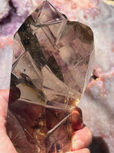 Load image into Gallery viewer, Lemurian smokey timeline portal with rutile 17 T17
