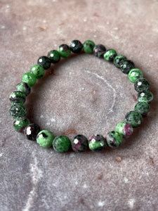 Ruby in Zoisite bracelet