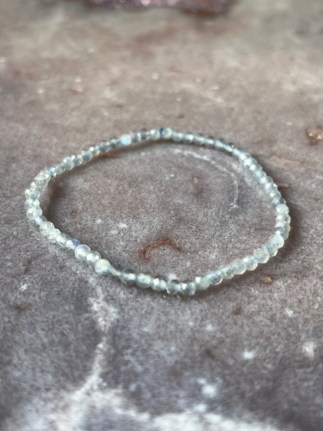 Labradorite dainty bracelet