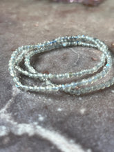 Load image into Gallery viewer, Labradorite dainty bracelet
