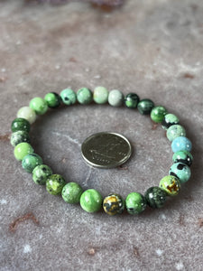 Variscite beaded bracelet