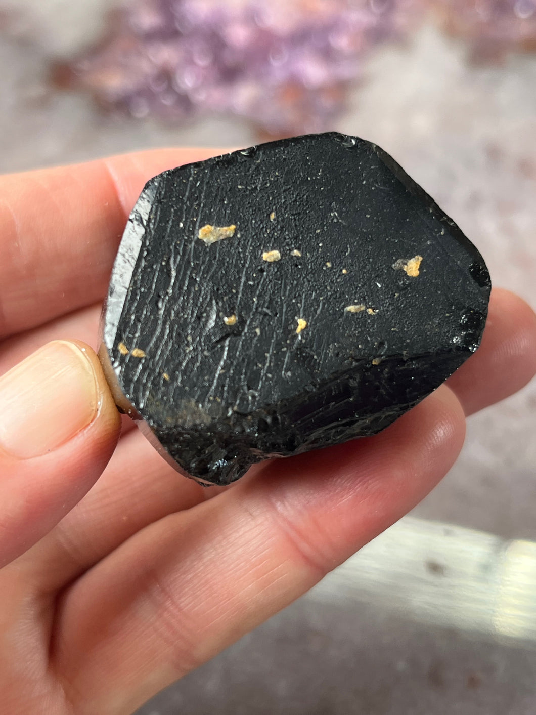 Black tourmaline raw 1