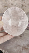 Load and play video in Gallery viewer, Rose quartz bowl (lg)
