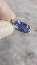 Load and play video in Gallery viewer, faceted kyanite pendant
