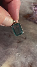 Load and play video in Gallery viewer, Blue green fluorite pendant 5
