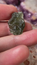 Load and play video in Gallery viewer, Moldavite 71 - 2.5 grams
