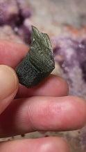 Load and play video in Gallery viewer, Moldavite 76 - 3.9 grams
