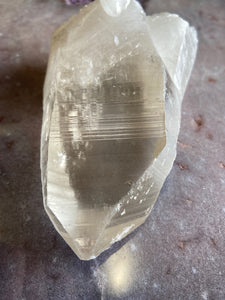 Lemurian smoky quartz 30 - self healed