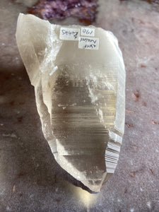 Lemurian smoky quartz 30 - self healed