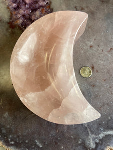 Rose Quartz moon bowl 3