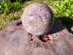 Lepidolite sphere 100mm