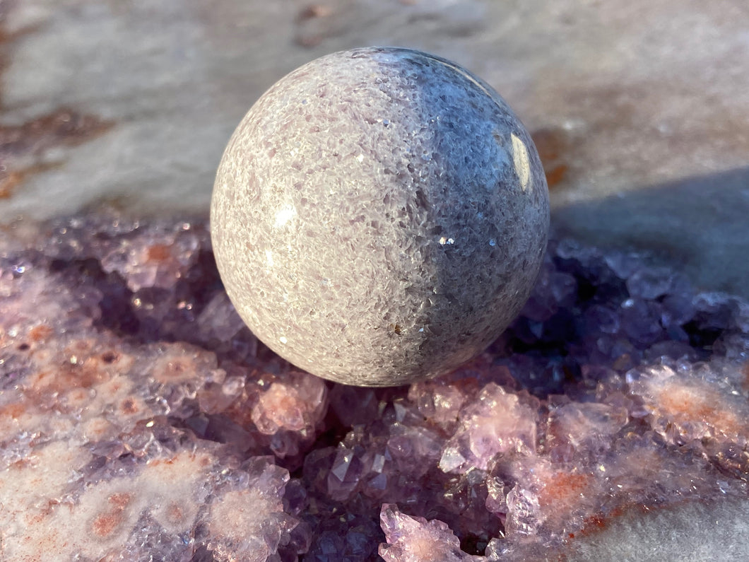 Lepidolite sphere 40mm 3