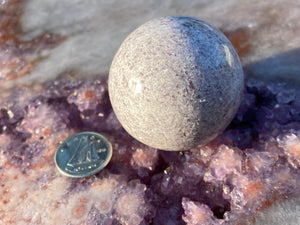 Lepidolite sphere 40mm 3