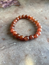 Load image into Gallery viewer, Red aventurine stretchy bracelet
