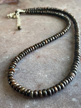 Load image into Gallery viewer, Sahara desert Meteorite necklace strand

