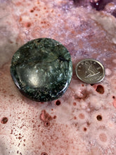 Load image into Gallery viewer, Seraphinite palm stone 2
