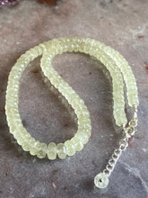 Load image into Gallery viewer, Libyan desert glass necklace 2 faceted
