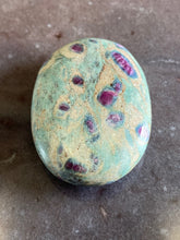 Load image into Gallery viewer, Ruby in Fuchsite palm stone 3
