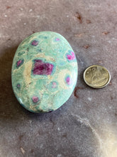Load image into Gallery viewer, Ruby in Fuchsite palm stone 4
